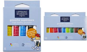 LEFRANC BOURGEOIS Gouachefarbe, 5 x 10 ml, Etui