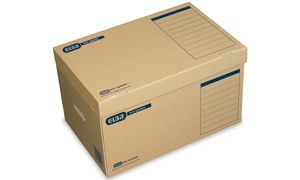 ELBA Archiv-Container tric System, mit Deckel, naturbraun