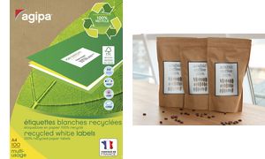 agipa Recycling Vielzweck-Etiketten, 99,1 x 38,1 mm, wei?