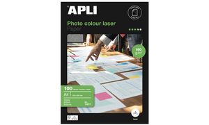 APLI Laser-Foto-Papier, DIN A4, 160 g/qm, hochglnzend