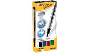 BIC Whiteboard-Marker Velleda Liquid Ink, 4er Etui