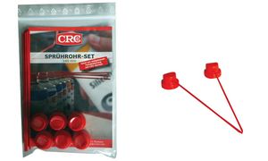 CRC Sprührohr-Set für CRC Spraydosen, 145 mm, rot