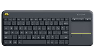 Logitech Tastatur K400 Plus, kabellos, mit Touchpad