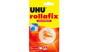 UHU Klebefilm rollafix transparent, 19 mm x 25 m