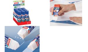 tesa ecoLogo Easy Stick Klebestift, 25 g, Thekendisplay