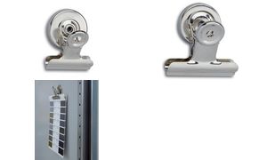 MAUL Briefklemmer mit Kraftmagnet, Breite: 30 mm, nickel