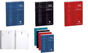 Clairefontaine Agenda scolaire FORUM, 2025/2026, noir