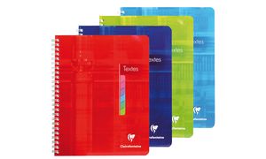 Clairefontaine Cahier de textes spirale, 170 x 220 mm, sys