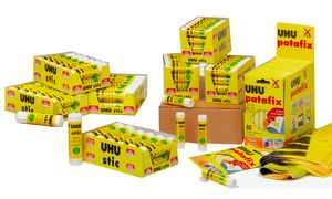 UHU Schulmodul Klebestift stic + Klebepads patafix