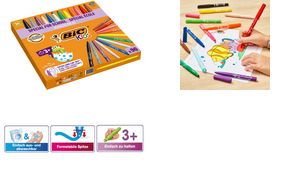 BIC KIDS Fasermaler Visacolor XL ecolutions, 96er Klassen-