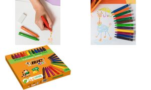 BIC Dreikant-Wachsmalkreide Plastidecor Triangle, 144er