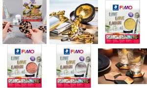 FIMO Blattmetall, gold, 10 Blatt