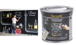 Securit Tafellack PAINT, schwarz, 250 ml