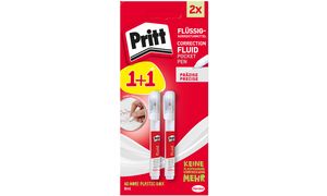 Pritt Korrekturstift Pocket Pen Fluid, 2er Blisterkarte