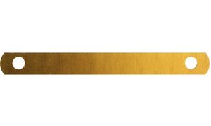 LEITZ Abdeckschienen, fr DIN A4 Format, gold lackiert