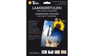 TWEN Laminierfolientasche fr Visitenkarten, 60 x 90 mm