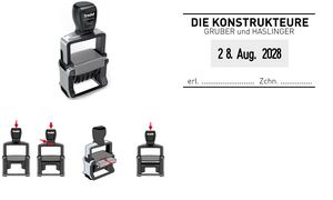 trodat Datumstempel Professional 4.0 5440, 4-zeilig
