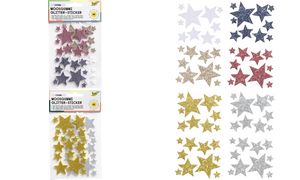 folia Moosgummi Glitter-Sticker 