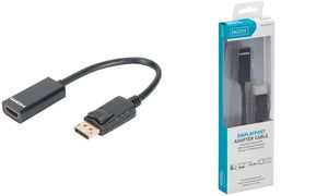 DIGITUS Adapter, DisplayPort Stecker - HDMI A Kupplung