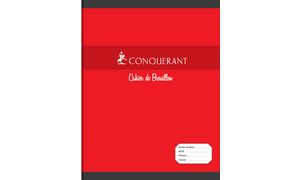 CONQUERANT SEPT Cahier de brouillon, 170 x 220 mm, Seys