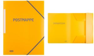 Oxford Postmappe, DIN A4, PP, transparent-gelb