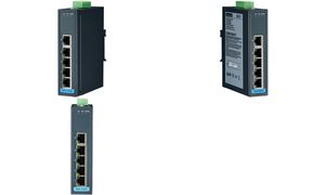 ADVANTECH Unmanaged Industrial Ethernet Switch, 5 Port