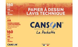 CANSON technisches Zeichenpapier, DIN A3, 160 g/qm, wei?