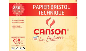 CANSON Zeichenpapier Bristol, 240 x 320 mm, 250 g/qm