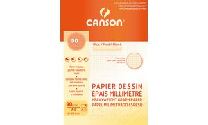CANSON Millimeterpapier-Block, DIN A4, 90 g/qm