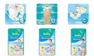 Pampers Schwimmwindeln Splashers Gre 3 - 4, Tragepack