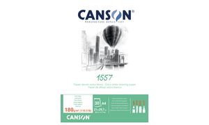 CANSON Skizzenblock 1557, DIN A4, 180 g/qm, rein wei?