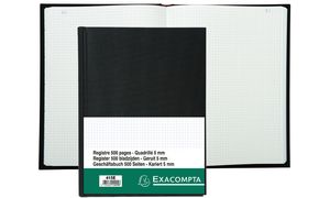 EXACOMPTA Geschftsbuch, DIN A4, 250 Blatt, kariert