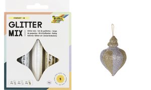 folia Glitter-Set / Glitterpulver,  14 g, farbig sortiert