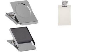 MAUL Papier-Klemmer mit Magnet, 40 mm, silber
