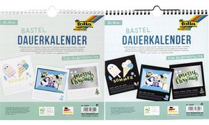 folia Kreativ-Wandkalender, 230 x 240 mm, wei?