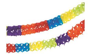 PAPSTAR Girlande, aus Papier, Lnge: 4 m
