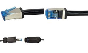 Outdoor-Patchkabel, Kat.6A