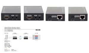 DIGITUS 4K HDMI Extender Set, Lokal + Remote, 40 m