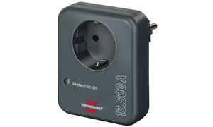 brennenstuhl berspannungsschutzadapter, 13.000 A, anthrazit