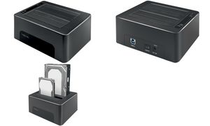 LogiLink USB 3.0 Festplatten Docking Station, 2x 2,5