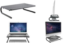 LogiLink Monitorstnder, aus Metal, schwarz