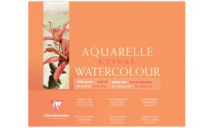 Clairefontaine Knstlerblock Aquarelle ETIVAL, 180 x 240 mm