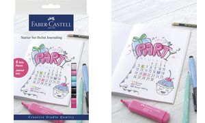 FABER-CASTELL Bullet Journaling Starter-Set, 9-teilig