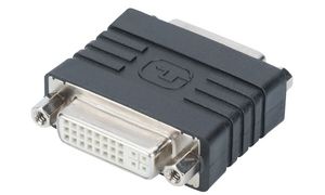 DIGITUS DVI Adapter, DVI-I (24+5) Kupplungen, schwarz