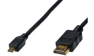 DIGITUS Anschlusskabel High Speed, HDMI-A - Micro HDMI-D