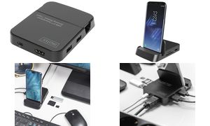 DIGITUS USB Smartphone Docking Station, 7-Port