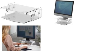 Fellowes Monitorstnder Clarity Series, hhenverstellbar