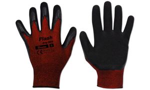 Bradas Arbeitshandschuh Flash Grip RED, schwarz/rot, M