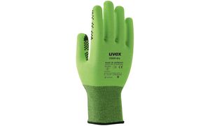 uvex Schnittschutz-Handschuh C500 dry, Gr.06, lime/anthrazit