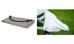 cartrend Caravan-Deichselhaube, aus Kunststoff, grau